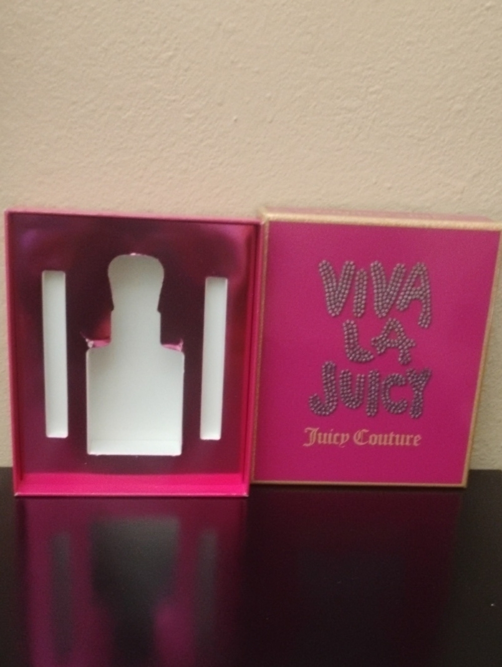 Juicy Couture Viva La Juicy Hot Pink & Gold Perfume Box